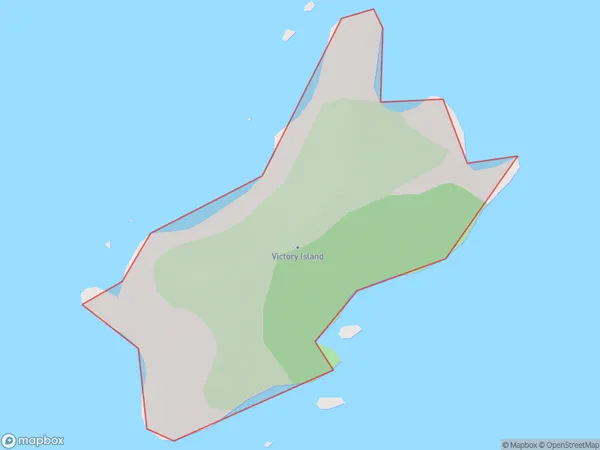 Victory Island / Moutiti, Marlborough Polygon Area Map