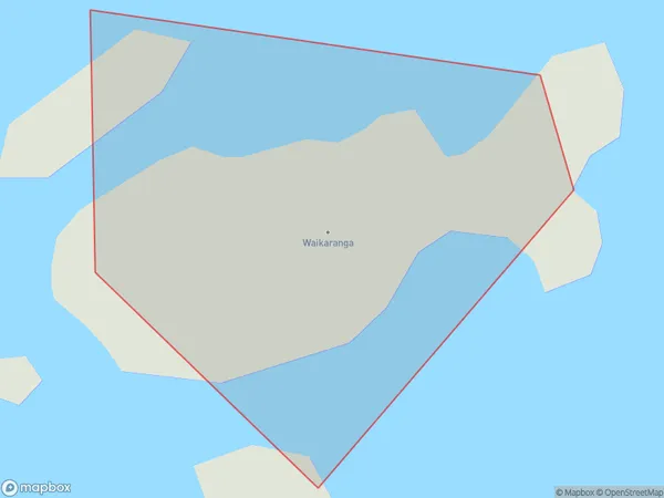 Waikaranga / Seal Rocks, Otago Polygon Area Map