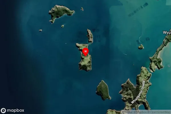 Waimate Island,Waikato Satellite Map