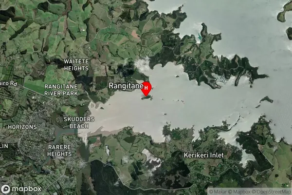 Wainui Island,Northland Satellite Map