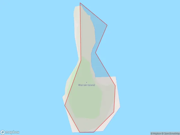 Wairaki Island, Southland Polygon Area Map