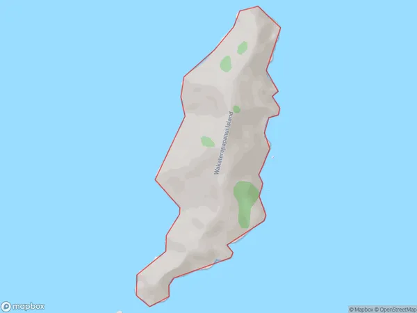 Wakaterepapanui Island, Marlborough Polygon Area Map