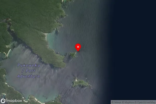 Weka Island,Southland Satellite Map