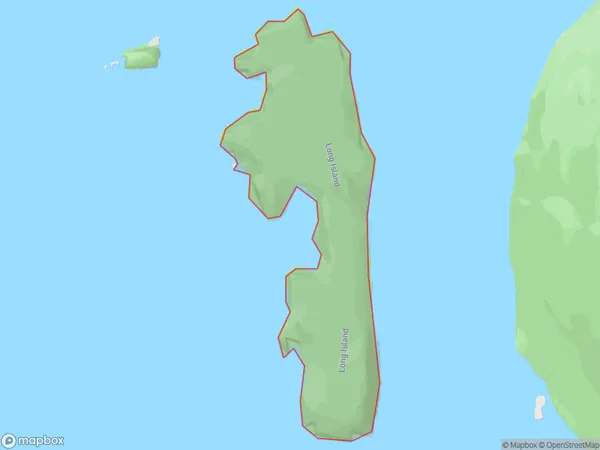 Weka or Long Island, Otago Polygon Area Map