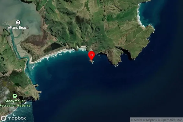 Wharekakahu,Otago Satellite Map