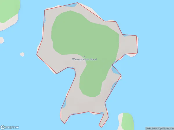 Wharepuaitaha Island, Southland Polygon Area Map