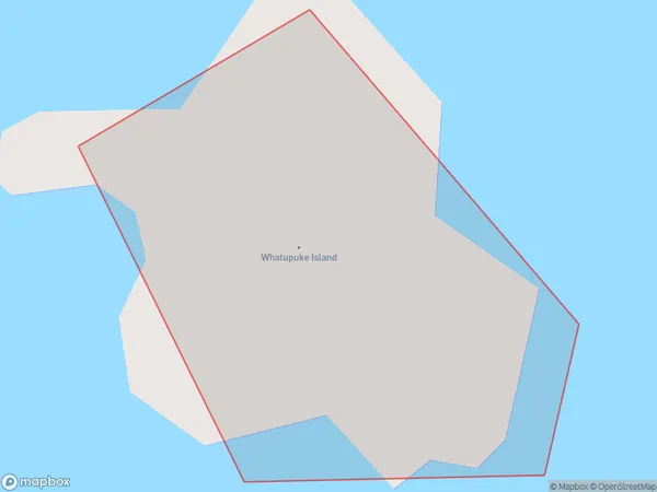 Whatupuke Island, Northland Polygon Area Map