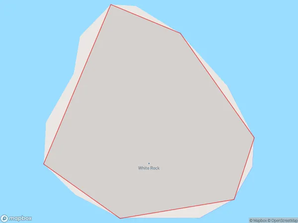 White Rock, Southland Polygon Area Map