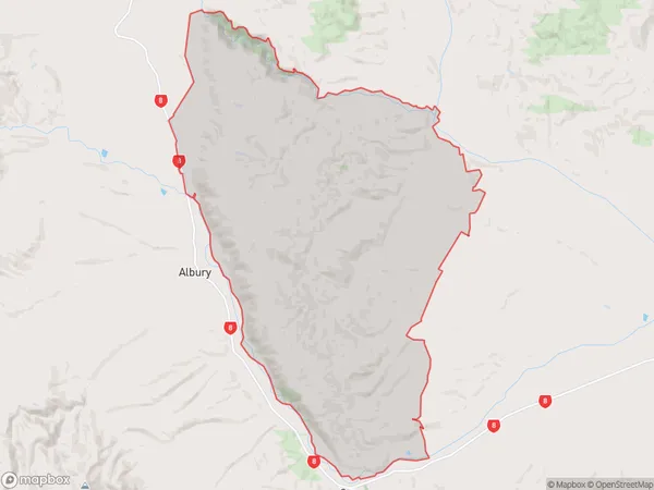 ZipCode 7982 Map for Hazelburn