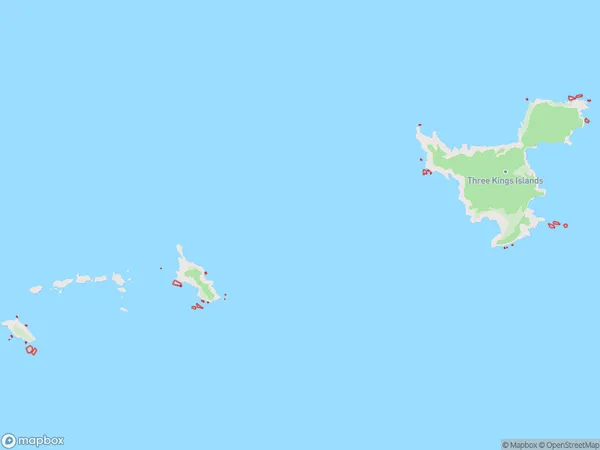 Manawatawhi / Three Kings Islands, Otago Polygon Area Map