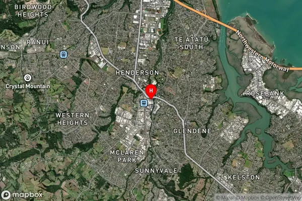 Henderson,Auckland Satellite Map