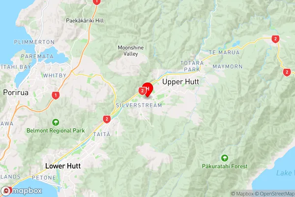 Heretaunga,Wellington Region Map