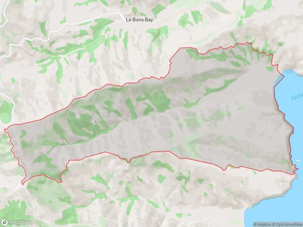 ZipCode 8011 Map for Hickory Bay