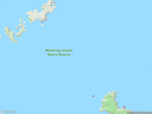 Mokohinau Islands, Auckland Polygon Area Map