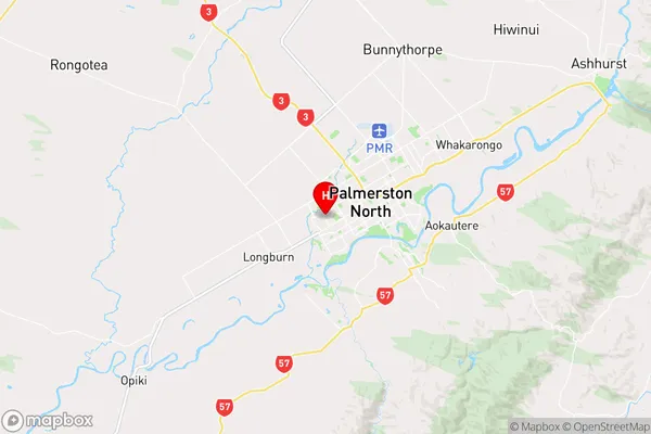 Highbury,Manawatu-Wanganui Region Map