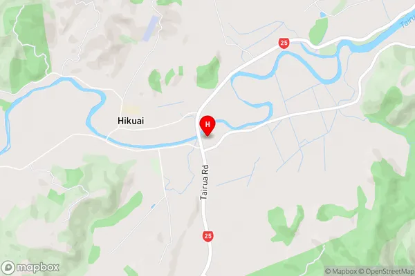 Hikuai,Waikato Area Map