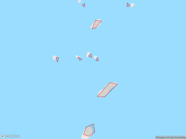 Bishop and Clerks Islands, Southland Polygon Area Map