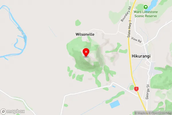 Hikurangi,Northland Area Map