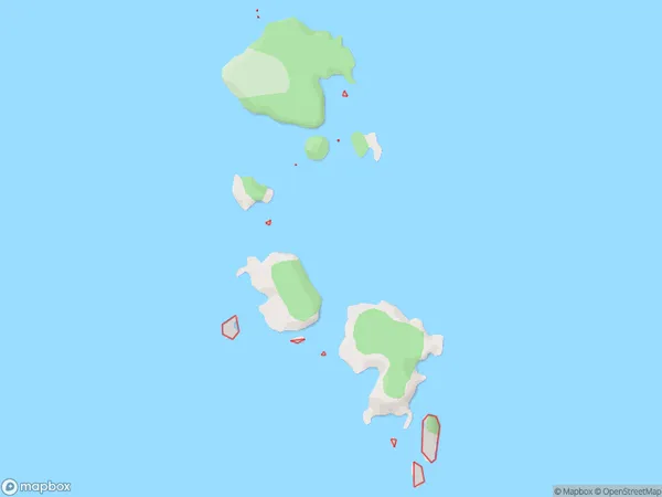 Breaksea Islands, Southland Polygon Area Map