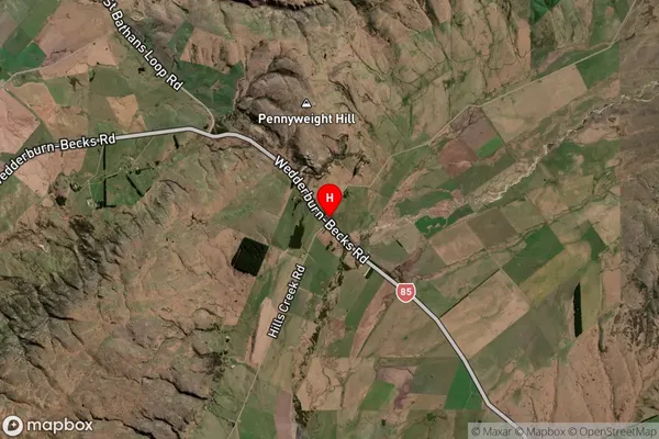 Hills Creek,Otago Satellite Map