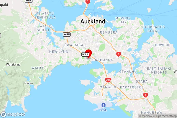 Hillsborough,Auckland Region Map