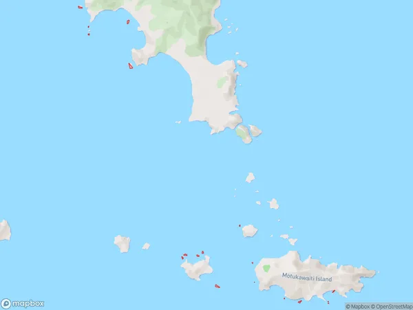 Cavalli Islands, Otago Polygon Area Map