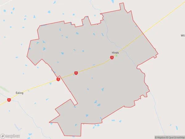 ZipCode 7747 Map for Hinds