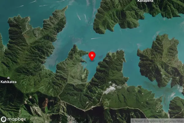 Hitaua Bay,Marlborough Satellite Map