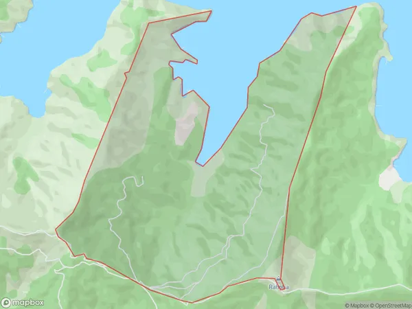 Hitaua Bay, Marlborough Polygon Area Map