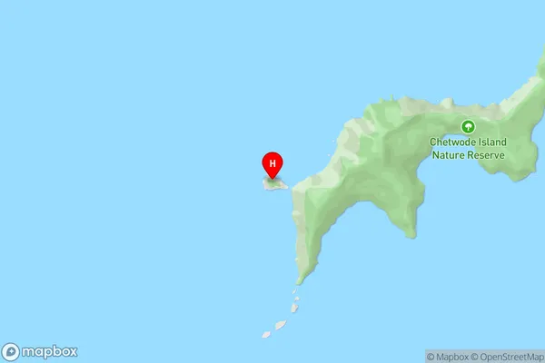 Chetwode Islands,Marlborough Area Map