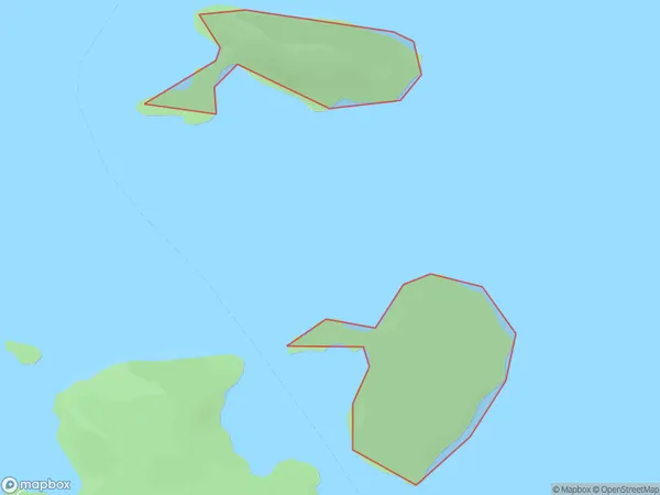 Dome Islands, Southland Polygon Area Map