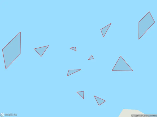 Finger Rocks, Southland Polygon Area Map