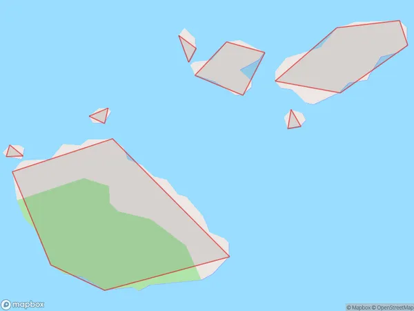 Four Islets, Northland Polygon Area Map