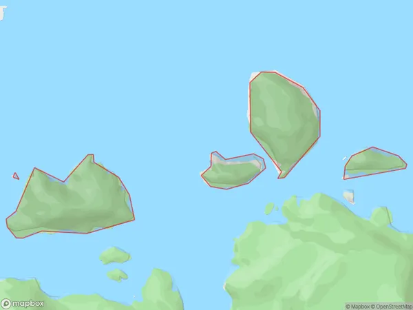 Gilbert Islands, Otago Polygon Area Map