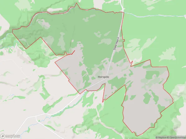 Horopito, Manawatu-Wanganui Polygon Area Map