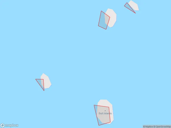 Gull Rocks, Otago Polygon Area Map
