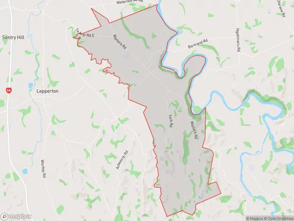 Huirangi, Taranaki Polygon Area Map