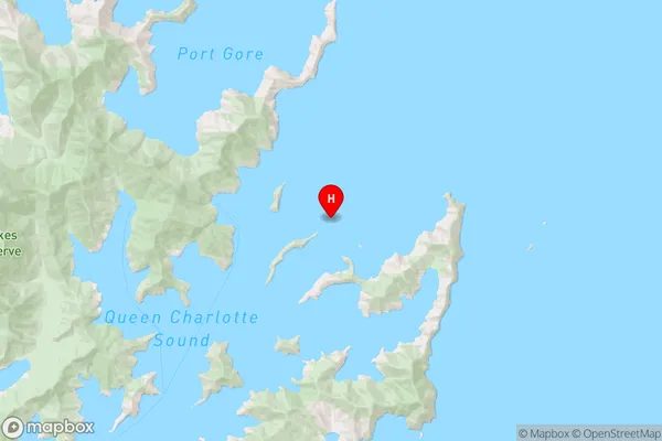 Kokomohua Islands,Marlborough Region Map