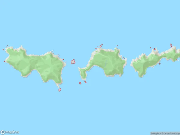 Marotere Islands, Otago Polygon Area Map