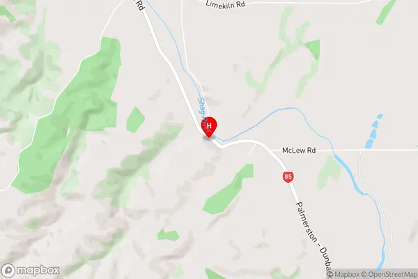 Inch Valley,Otago Area Map