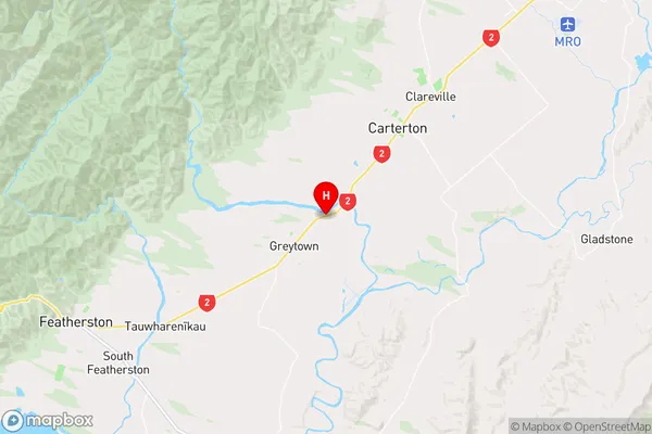 Ahikouka,Wellington Region Map