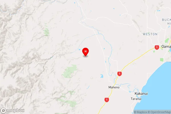 Incholme,Otago Region Map