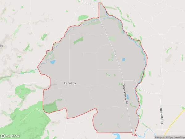 Incholme, Otago Polygon Area Map