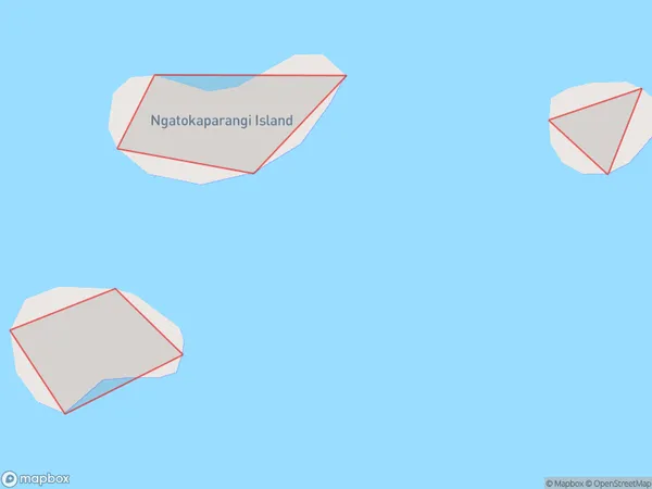 Ngatokaparangi Islands, Otago Polygon Area Map
