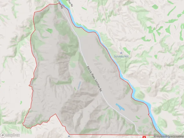 Island Block, Otago Polygon Area Map