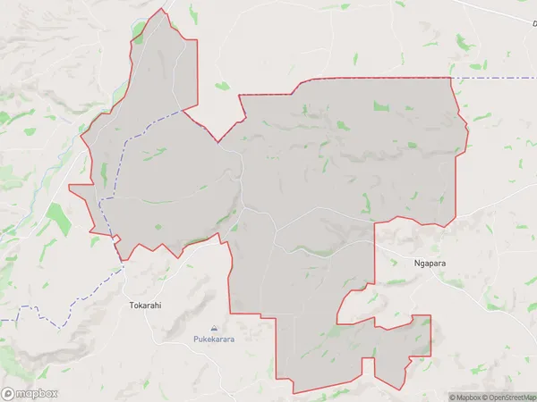 Island Cliff, Otago Polygon Area Map