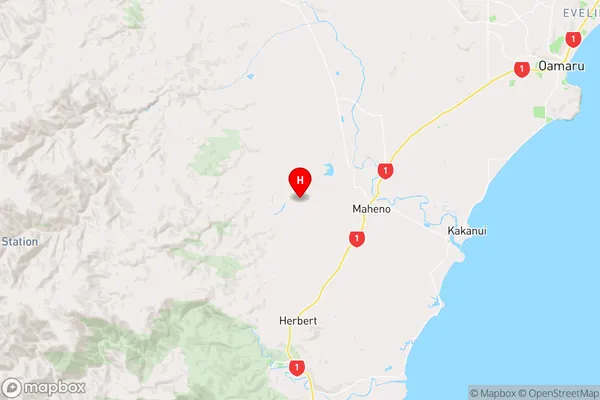 Island Stream,Otago Region Map