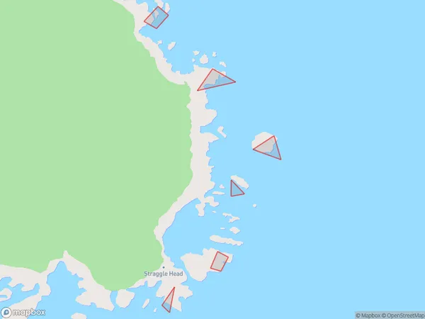 Passage Islands, Southland Polygon Area Map