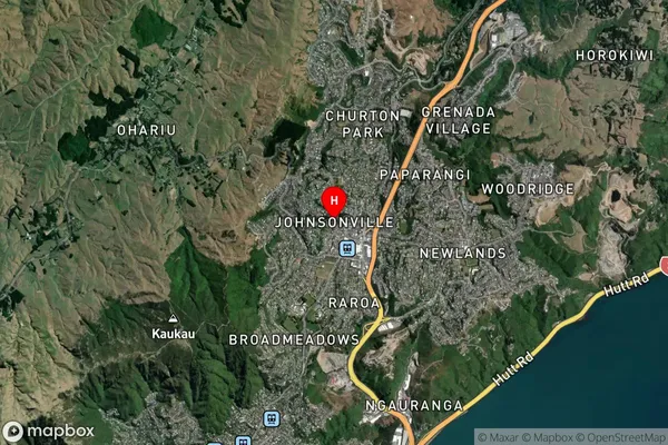 Johnsonville,Wellington Satellite Map