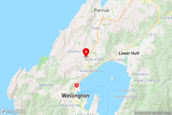 Johnsonville,Wellington Region Map